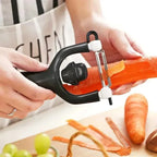 Novelty Character Vegetable Peeler – Plastic Potato Kitchen Tool for Cooking