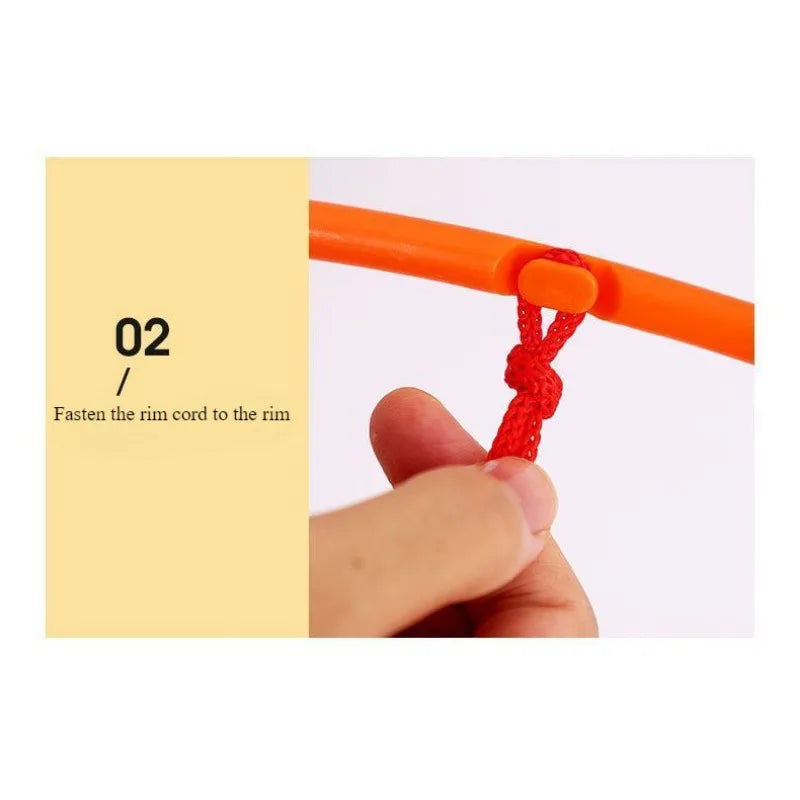 Wall Mounted Basketball Hoop – Foldable Mute Design for Kids Indoor Training
