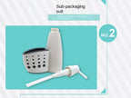 Soap Dispenser with Sponge Holder – 2-in-1 Kitchen Sink Organizer for Home
