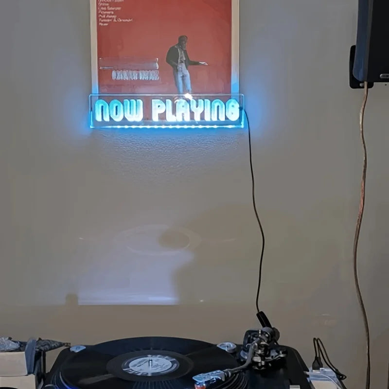 Acrylic Vinyl Record Wall Stand – Floating Album Display Shelf for Home Decor