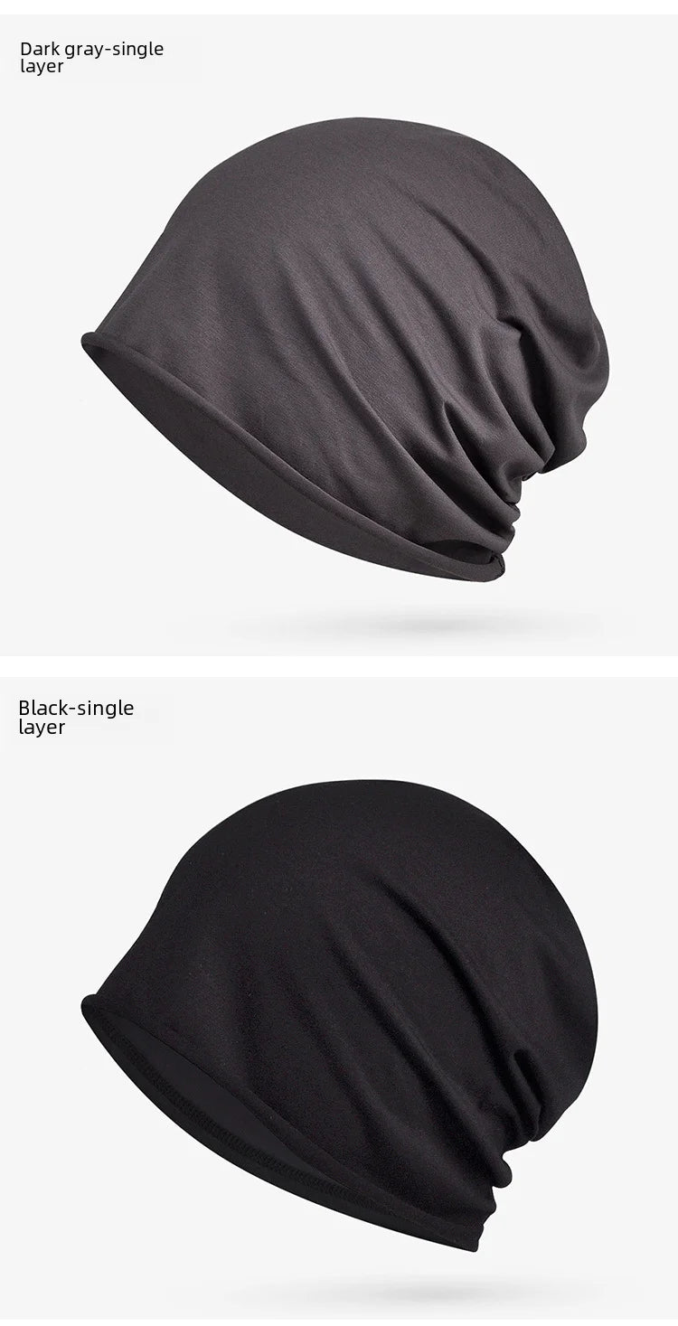 Cotton Sleep Cap – Breathable Unisex Headscarf for Nightwear and Hair Loss