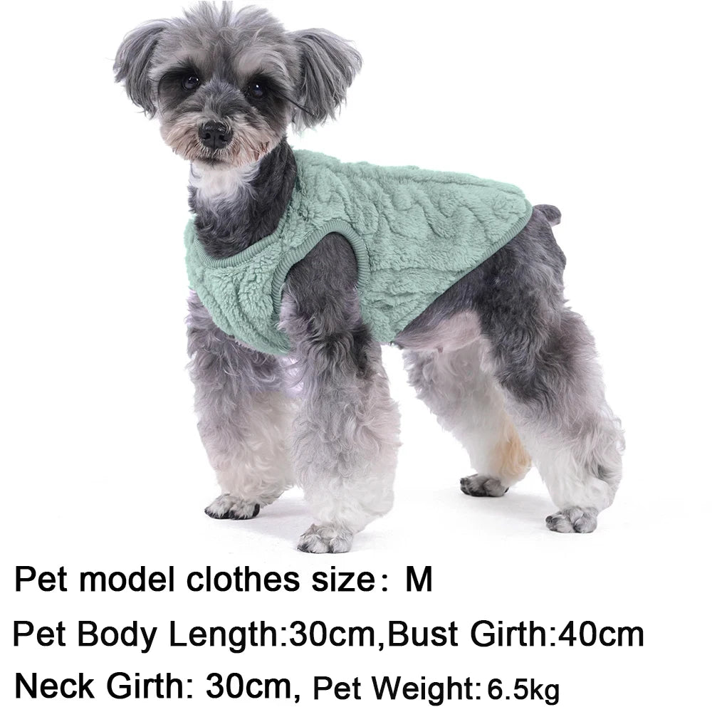 Fleece Dog Sweater – Warm Winter Apparel for Small Dogs and Cats