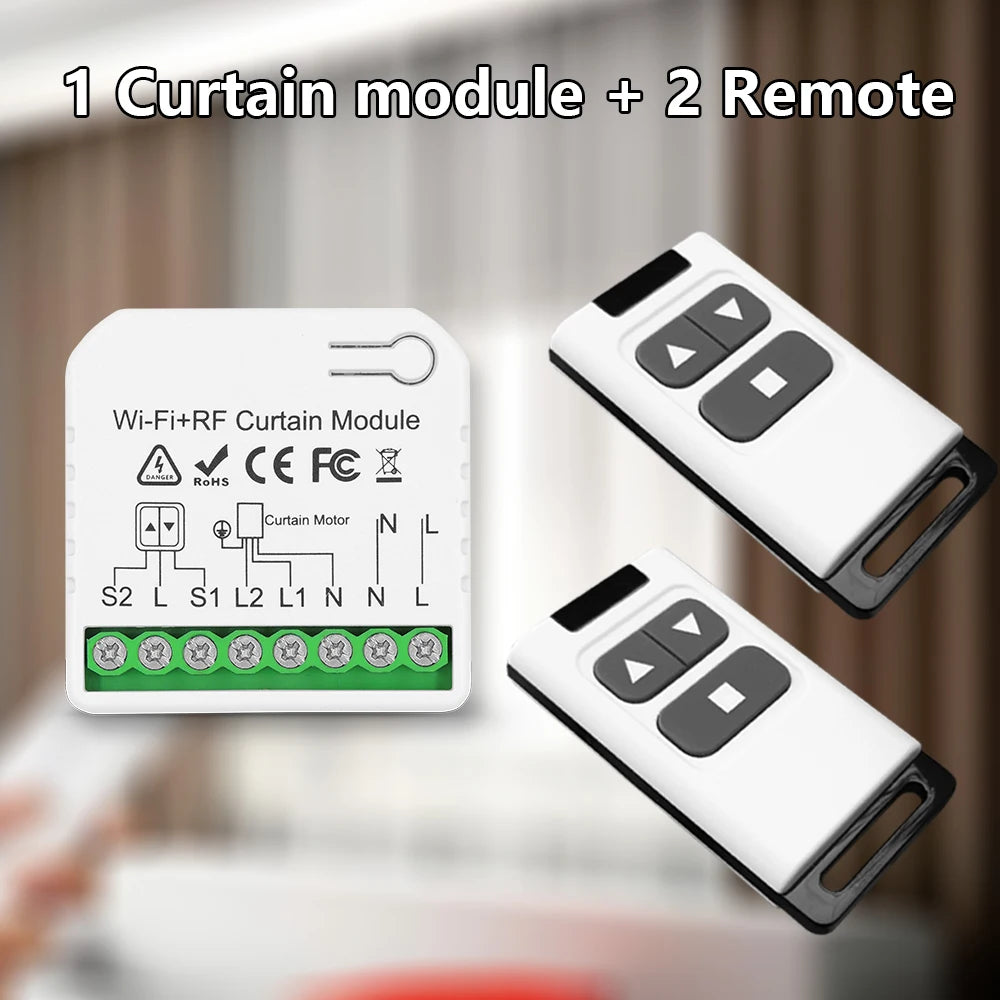 WiFi Smart Curtain Switch – Rolling Shutter Controller for Alexa Home Automation