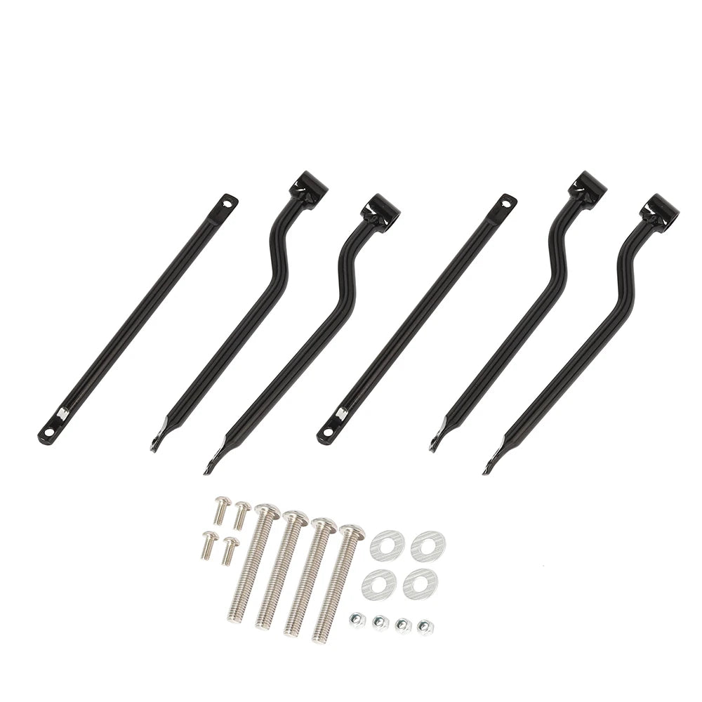 Universal Motorcycle Saddlebag Support Brackets – Side Luggage Mounts for Cruiser