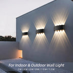 Aluminum LED Wall Lamp – IP65 Waterproof Lighting for Indoor and Outdoor