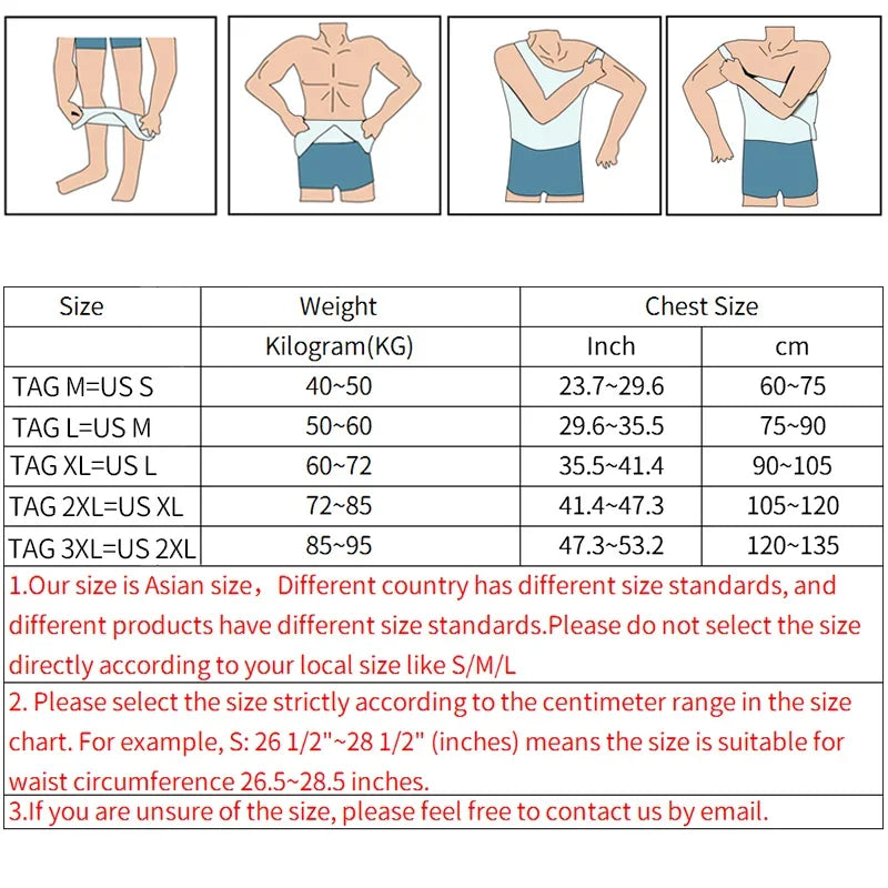 Compression Tank Top – Abdomen Slimming Body Shaper for Gynecomastia Support