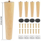 Solid Wooden Furniture Legs – Replacement Feet for Tables and Chairs