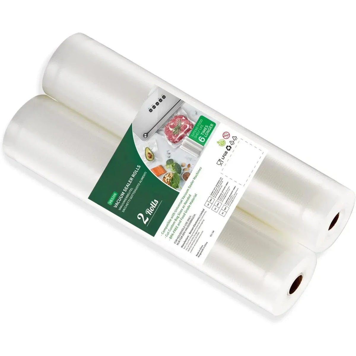 Embossed Vacuum Sealer Bags – Food Preservation Rolls for Sous Vide Cooking