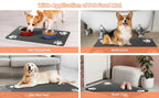 Absorbent Pet Feeding Mat – Waterproof Placemat for Dog and Cat Food Bowls
