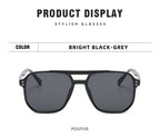 Vintage Square Mirror Sunglasses – Retro Fashion Eyewear for Women