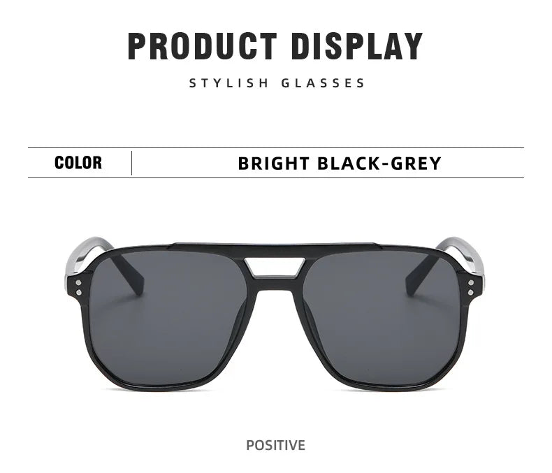 Vintage Square Mirror Sunglasses – Retro Fashion Eyewear for Women