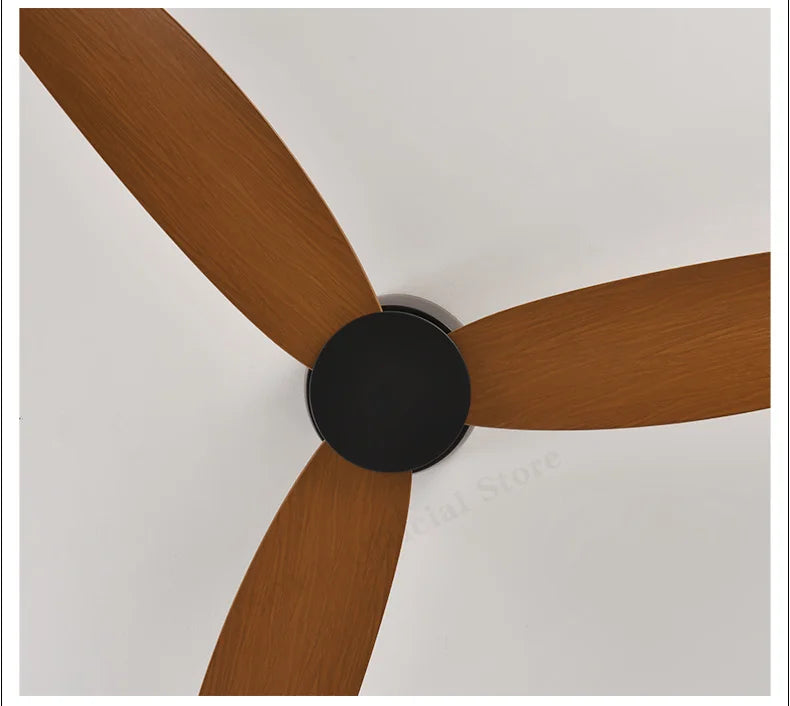 Modern DC Motor Ceiling Fan – Low Profile Minimalist for Home Decor