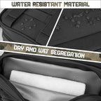 Tactical Waterproof Toiletry Bag – Molle Dopp Kit for Travel and Outdoors