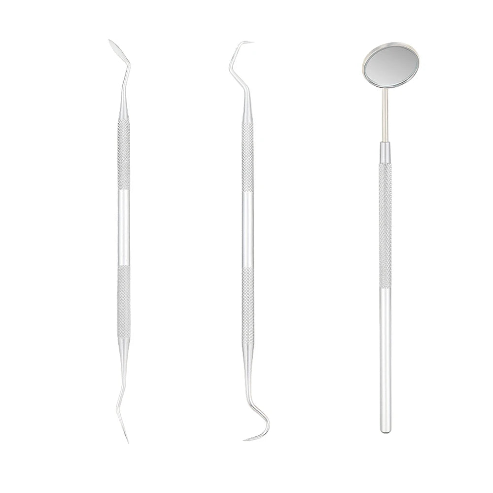 Stainless Steel Dental Tool Set – Professional Exam Kit for Oral Hygiene