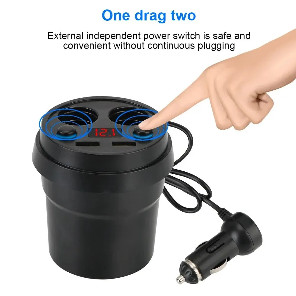 Dual USB Car Charger – 3.1A Fast Power Adapter for Mobile Devices