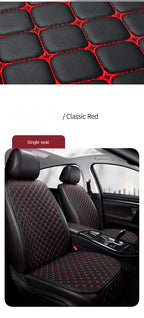Universal PU Leather Car Seat Cover – Minimalist Soft Cushion for Auto Interior