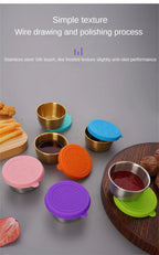 Leakproof Sauce Cups – Portable Dressing Containers for Lunch and Travel