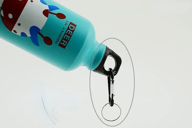 Insulated Stainless Steel Cartoon Mug – Kids Water Bottle for School Sports
