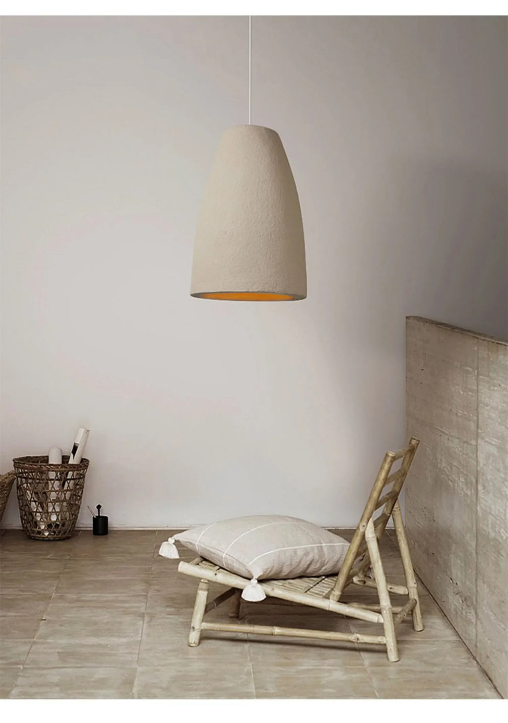 Wabi Sabi LED Chandelier – Modern Minimalist Pendant Light for Dining Room