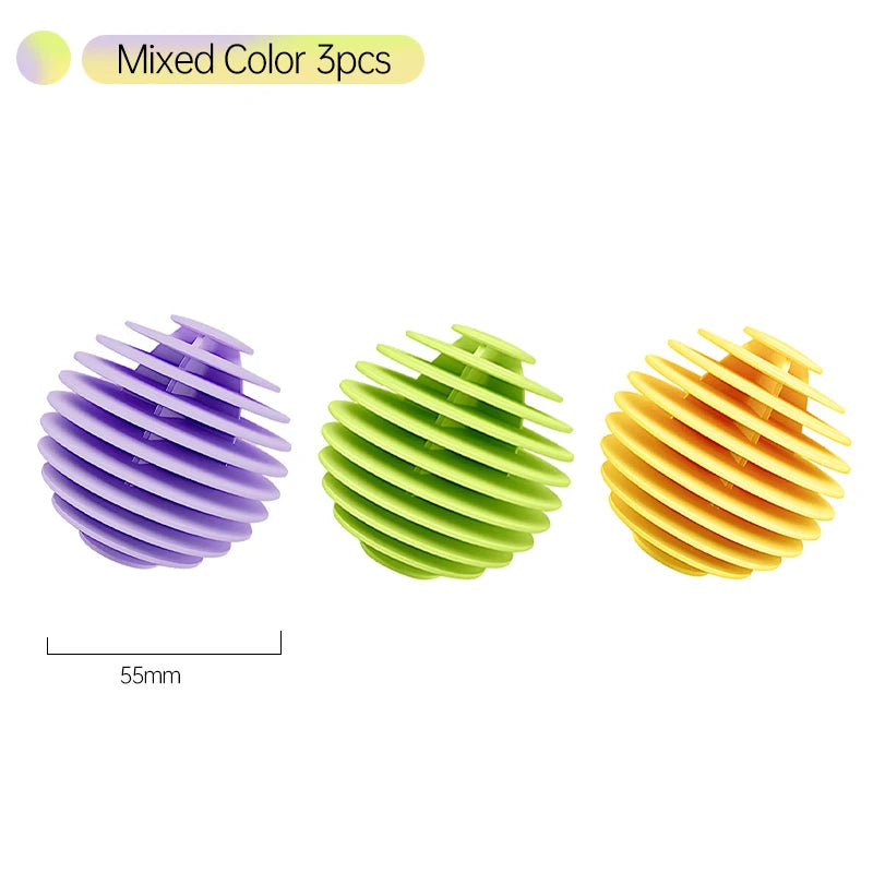 Reusable Silicone Laundry Ball – Anti-Wrap Cleaning Tool for Washing Machines