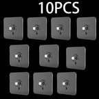 Adhesive Wall Hooks – Punch-Free Hanging Rack for Kitchen and Bathroom Storage