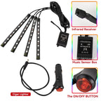 RGB LED Car Interior Light – Wireless Music Control for Auto Atmosphere