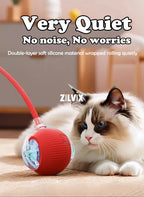 Interactive Rolling Cat Ball – Rechargeable Smart Toy for Pet Training