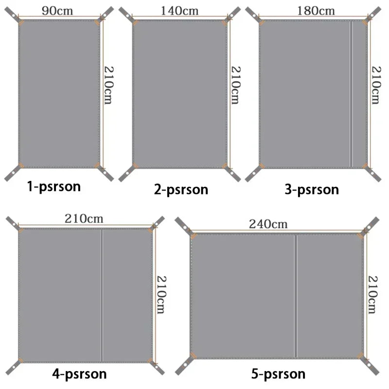 Waterproof Oxford Camping Mat – Portable Picnic Floor Sheet for Outdoor Hiking