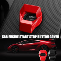 Engine Start Stop Button Cover – Decorative Sticker for Universal Car Interior