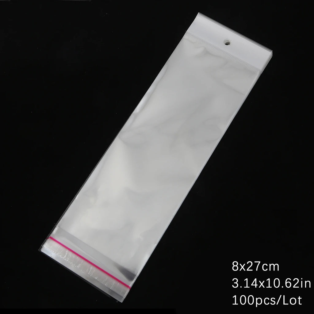 Self-Sealing Cellophane Bags – Transparent Adhesive Packaging for Gifts and Treats