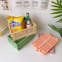 Foldable Storage Crate – Collapsible Organizer for Toys and Desk Supplies