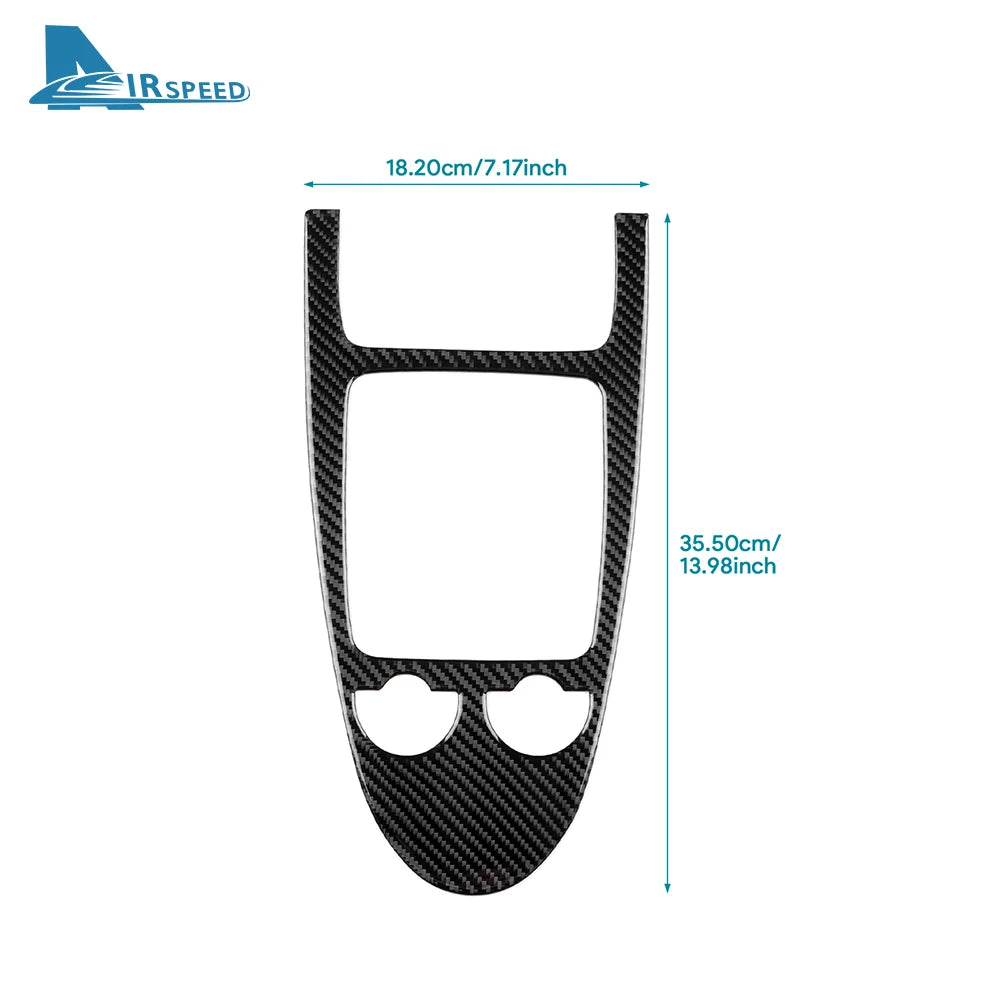 Carbon Fiber Gear Shift Trim – Interior Decal for Mercedes Benz SLK R171