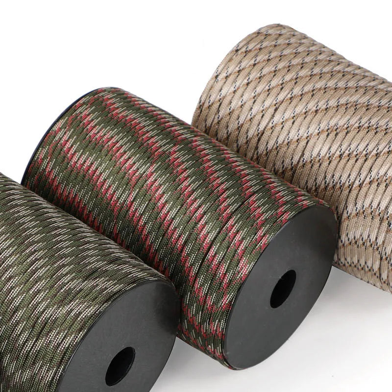 9-Core Paracord Rope – 4mm Military Standard for Outdoor Survival