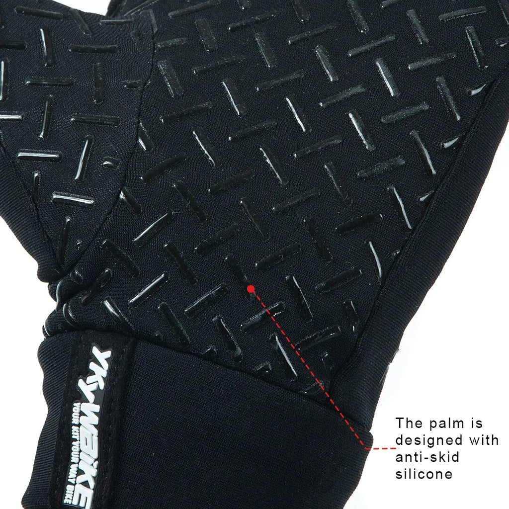Winter Cycling Gloves – Padded Touch Screen Mittens for Outdoor Sports