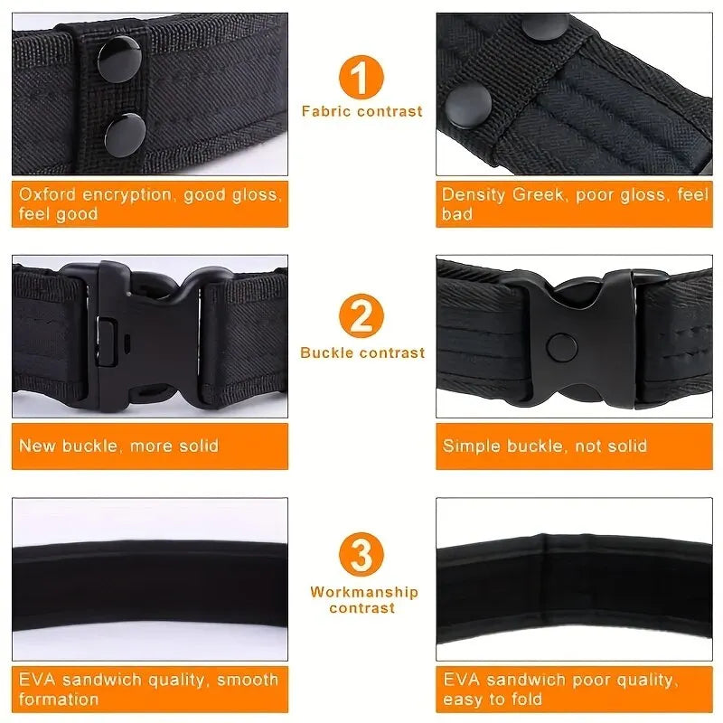Tactical Camouflage Belt – Heavy Duty Nylon for Outdoor Mountaineering