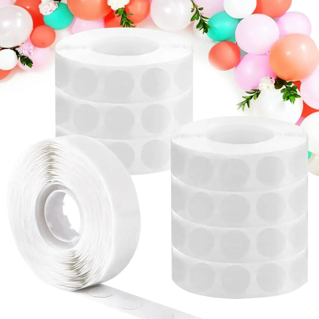 Double Sided Adhesive Glue Dots – Clear Balloon Tape for Party Decor
