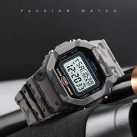 Digital Sport Watch – Multifunctional Retro Timepiece for Men