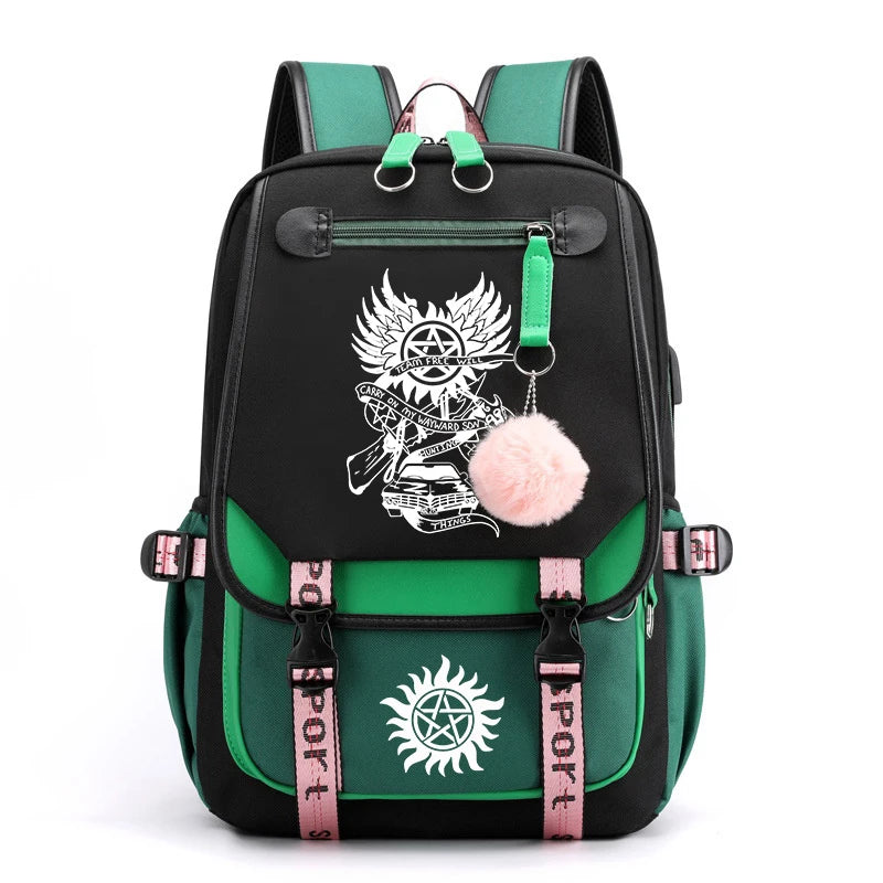 Large Capacity Travel Backpack – Laptop School Bag for Men and Women