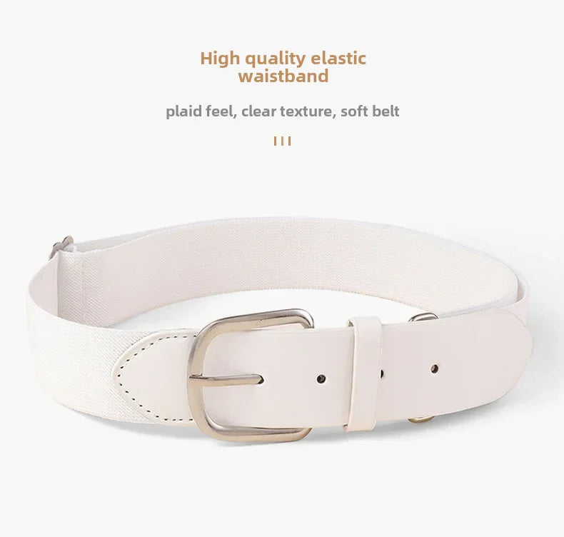 Adjustable Elastic Golf Belt – Durable Rubber Waistband for Outdoor Sports