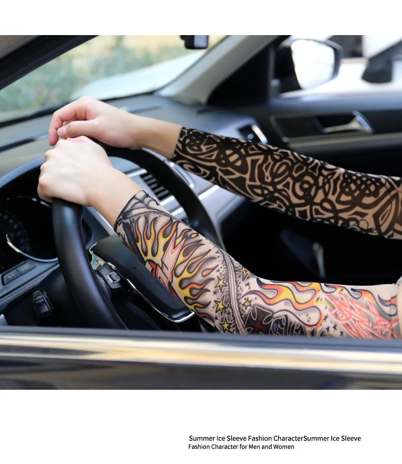 Tattoo Sleeves – Elastic Sun Protection for Outdoor Cycling and Sports