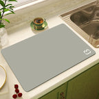 Absorbent Kitchen Drying Mat – Large Antiskid Pad for Tableware and Bathroom
