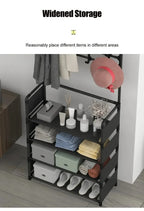 Multi-Layer Shoe Rack – Floor-Standing Organizer for Entryway and Closet Storage
