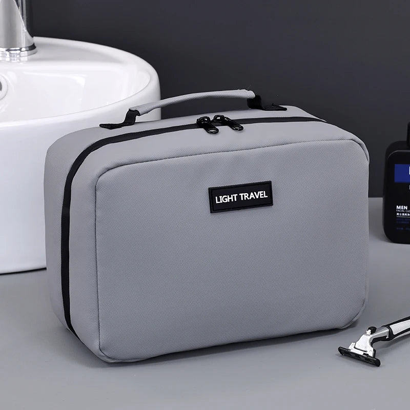 Large Waterproof Toiletry Bag – Portable Travel Organizer for Men and Women