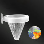 Plastic Worm Feeder Cone – Suction Cup Live Food Basket for Aquarium Fish Tanks