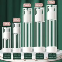 Vacuum Pump Travel Bottles – Refillable Containers for Toiletries and Lotions