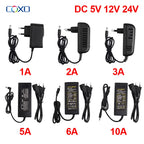 Universal LED Power Supply Adapter – Multi-Voltage Transformer for CCTV