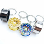 Metal Vernier Caliper Keychain – Miniature Bottle Opener for Car Accessories