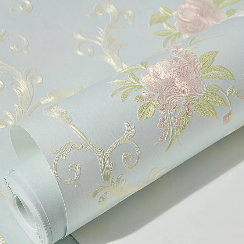 Self-Adhesive 3D Floral Wallpaper – Thickened Wall Decor for Bedroom Living Room