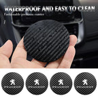 Silicone Car Cup Coasters – Non-Slip Waterproof Interior Pads for Peugeot