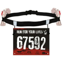 Running Bib Belt – Adjustable Race Number Holder for Triathlon Marathon